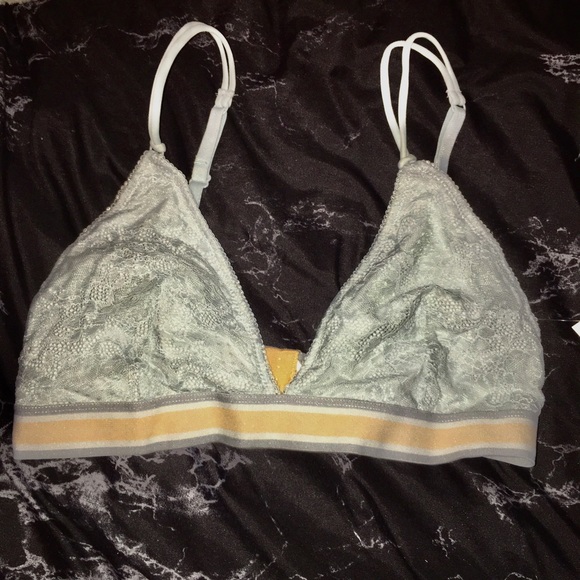 Gray Lace Bralette - Picture 1 of 3